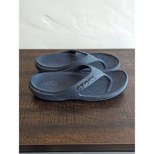Crocs Navy Blue Slide Flip Flop Style Sandals - Size 7M / 9W